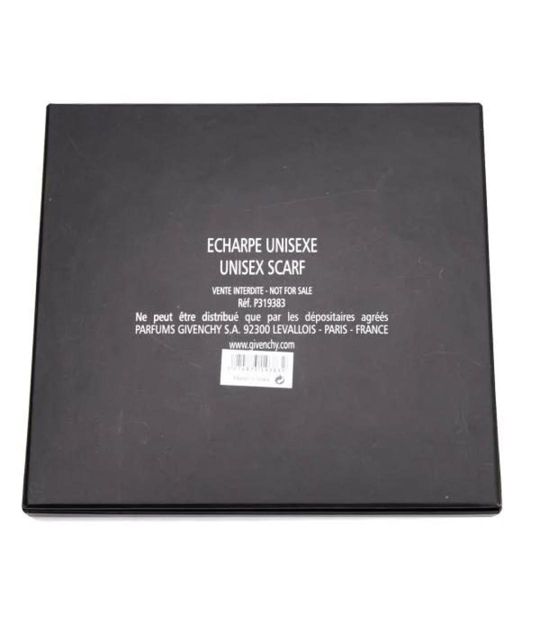 GIVENCHY Черный шарф, фото 5