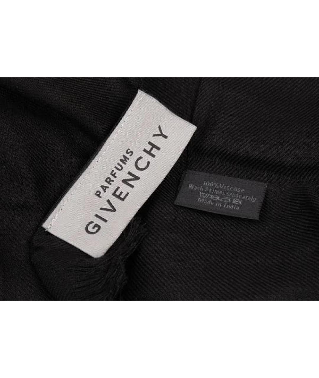 GIVENCHY Черный шарф, фото 3