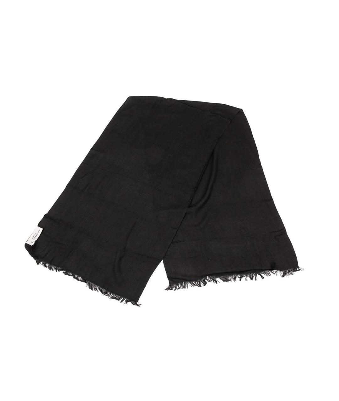 GIVENCHY Черный шарф, фото 2