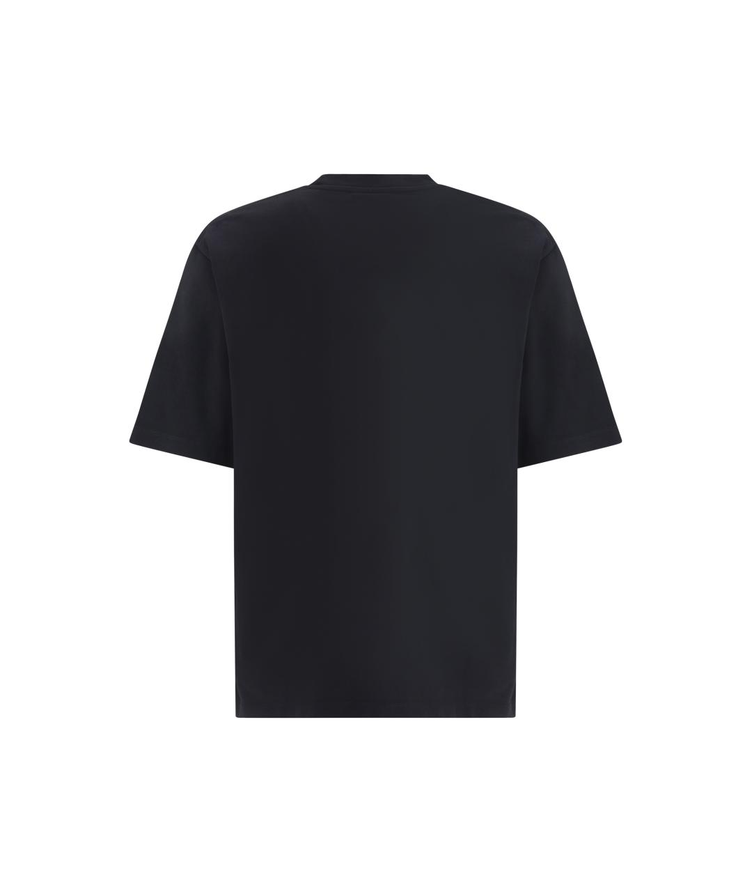DSQUARED2 Черная хлопковая футболка, фото 2