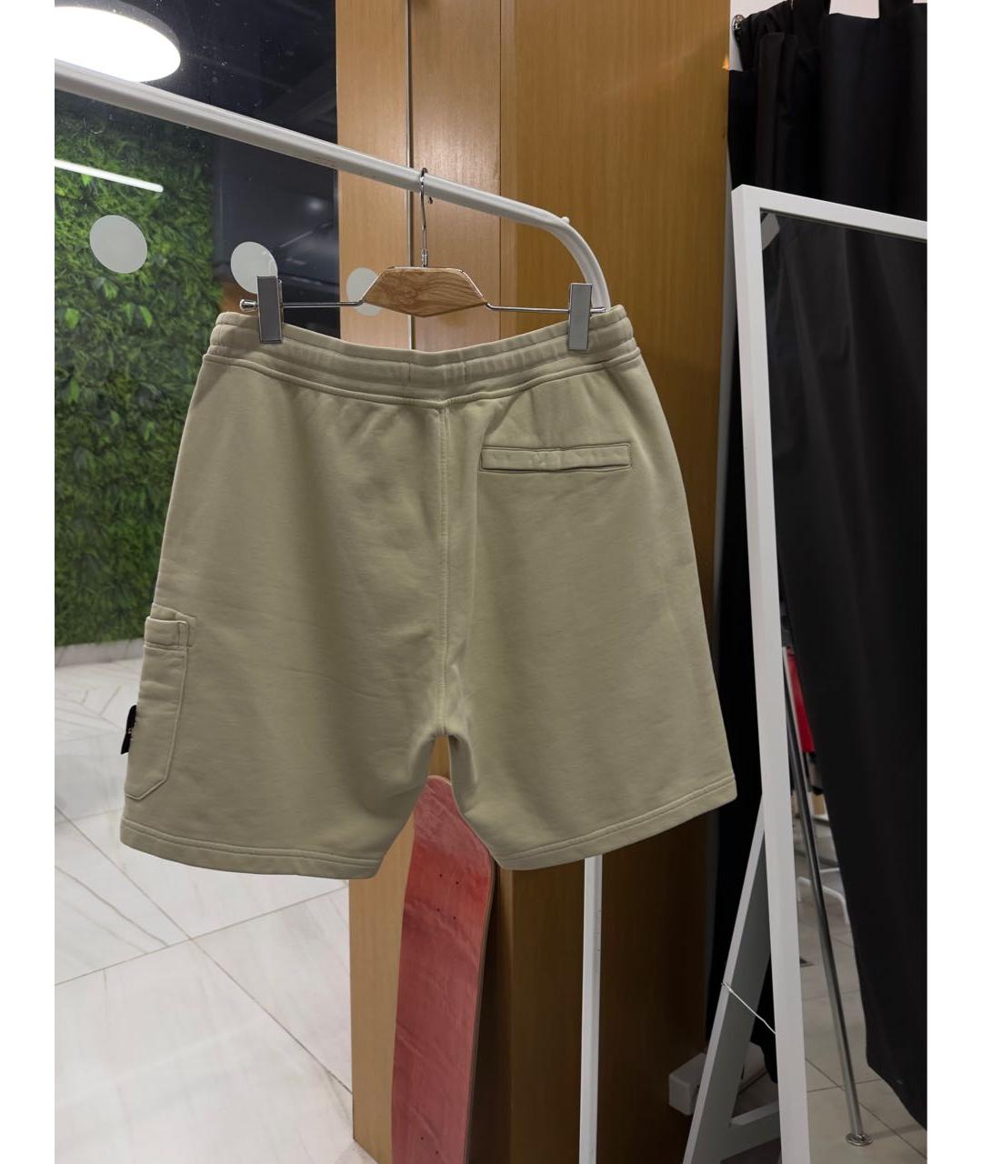 STONE ISLAND Хлопковые шорты, фото 3