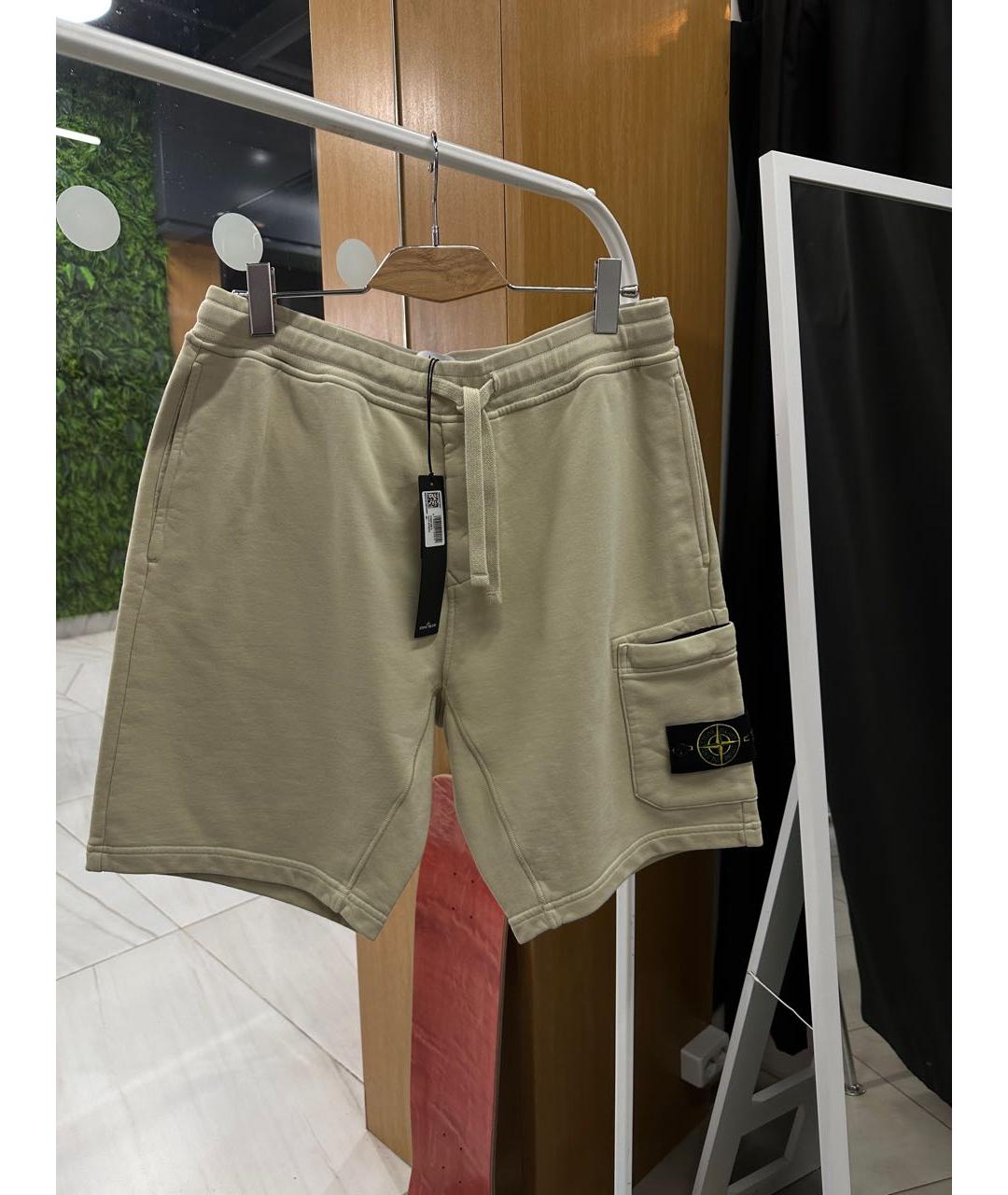 STONE ISLAND Хлопковые шорты, фото 2