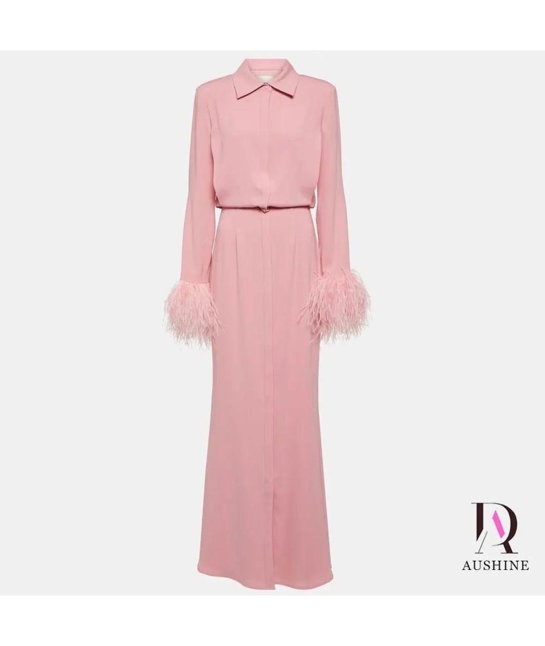 ROLAND MOURET Розовое коктейльное платье, фото 5