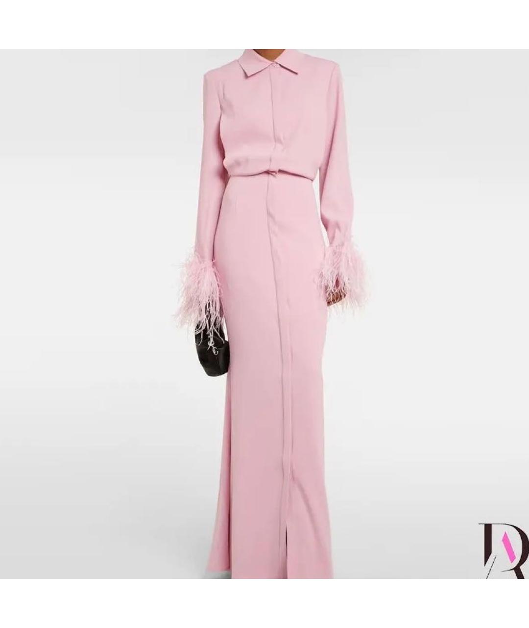 ROLAND MOURET Розовое коктейльное платье, фото 2