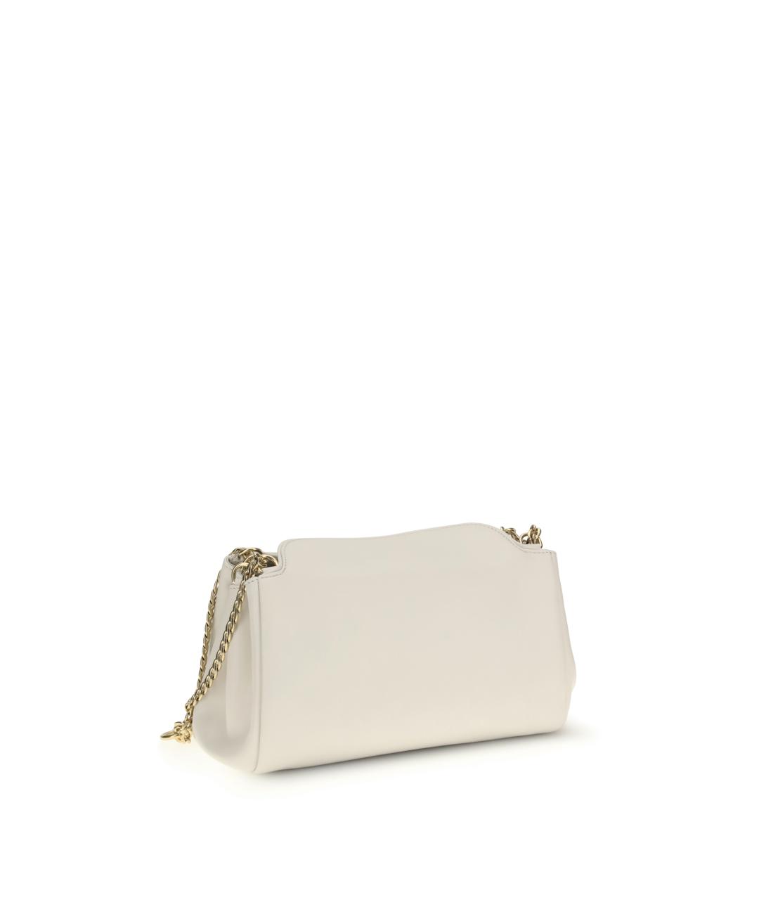 PRADA Белая кожаная сумка через плечо, фото 3