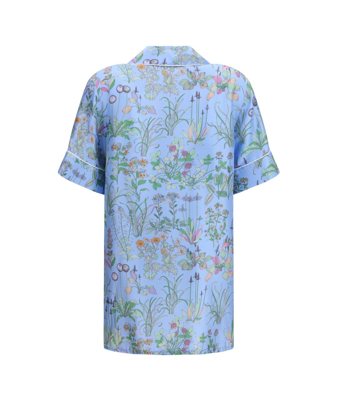 GUCCI Мульти шелковая рубашка, фото 2