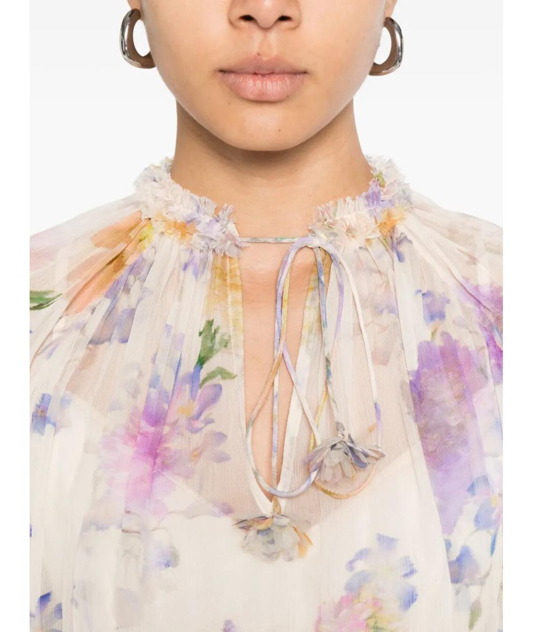 ZIMMERMANN Мульти вискозная блузы, фото 3