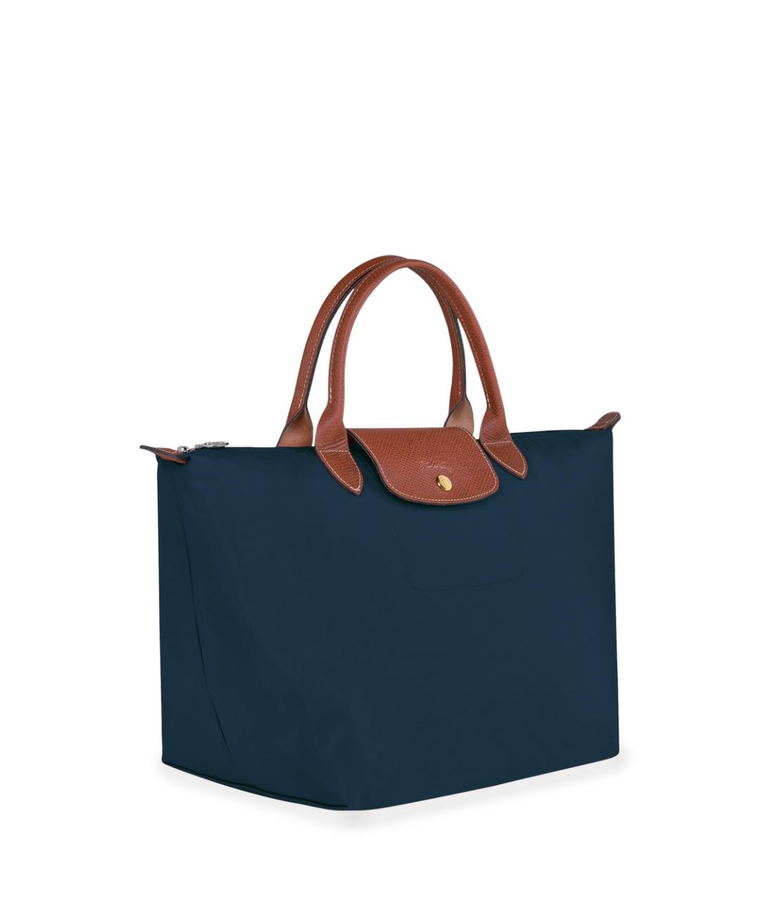 LONGCHAMP Синяя синтетическая сумка тоут, фото 2