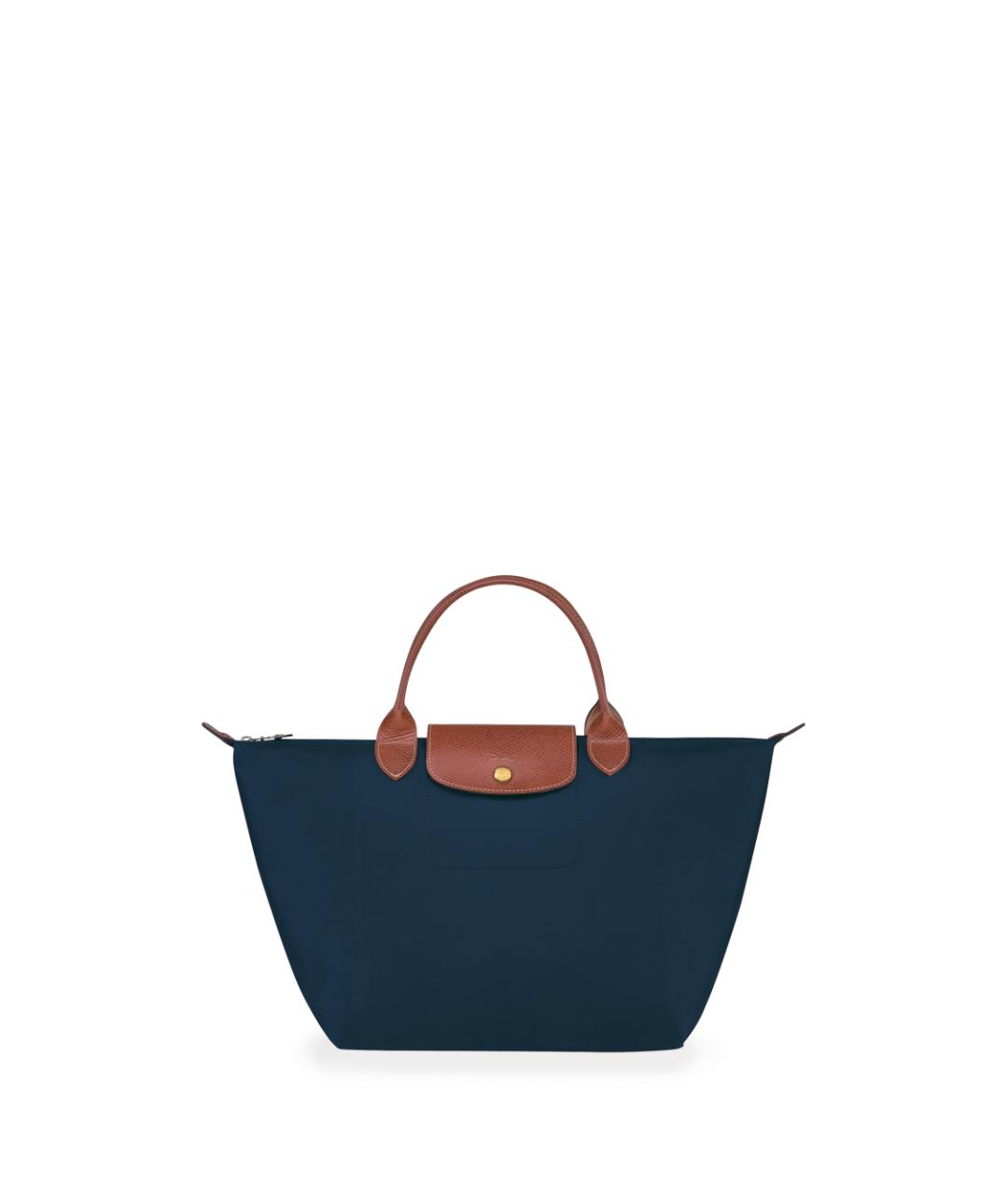 LONGCHAMP Синяя синтетическая сумка тоут, фото 1