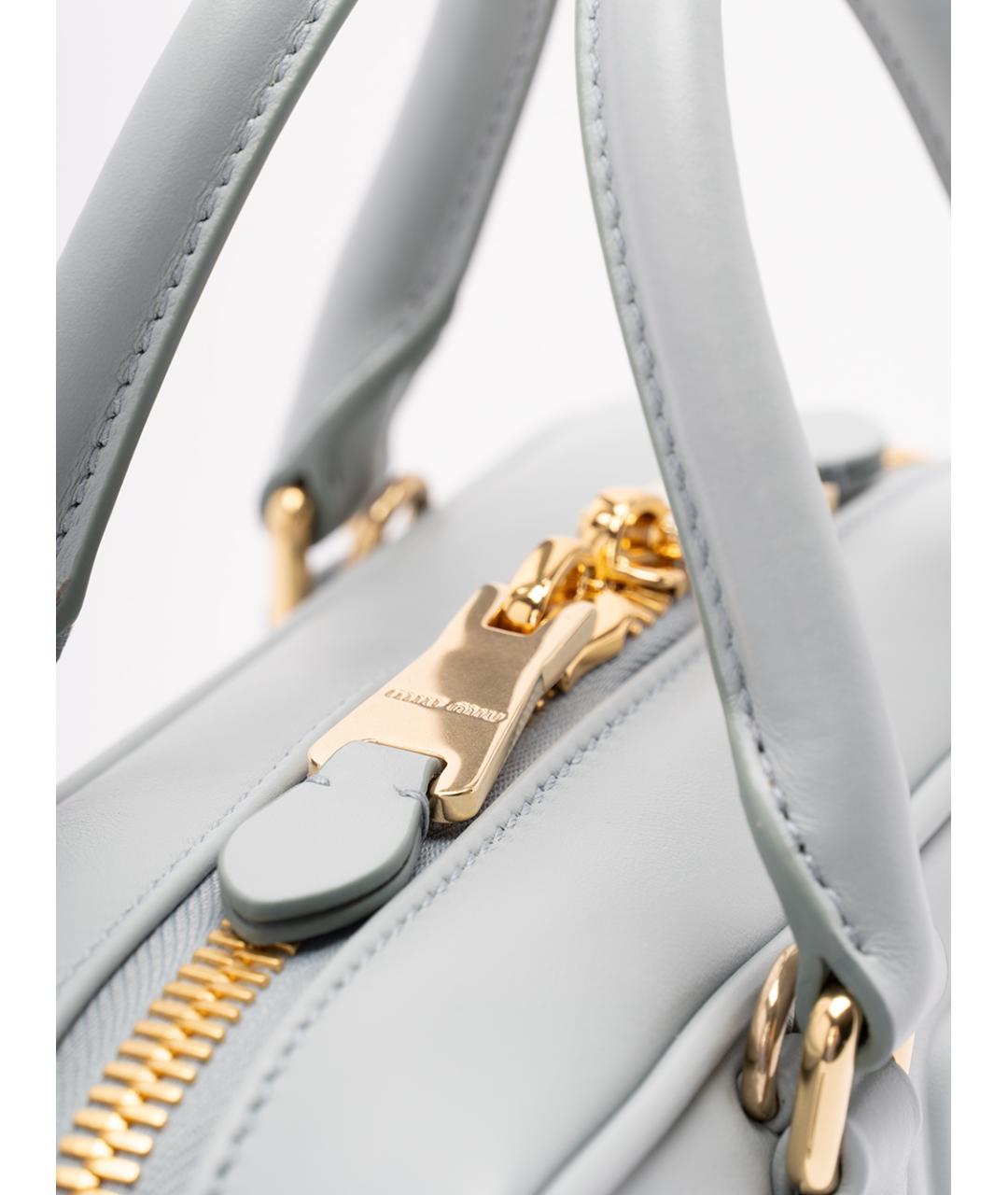 MIU MIU Кожаная сумка с короткими ручками, фото 4