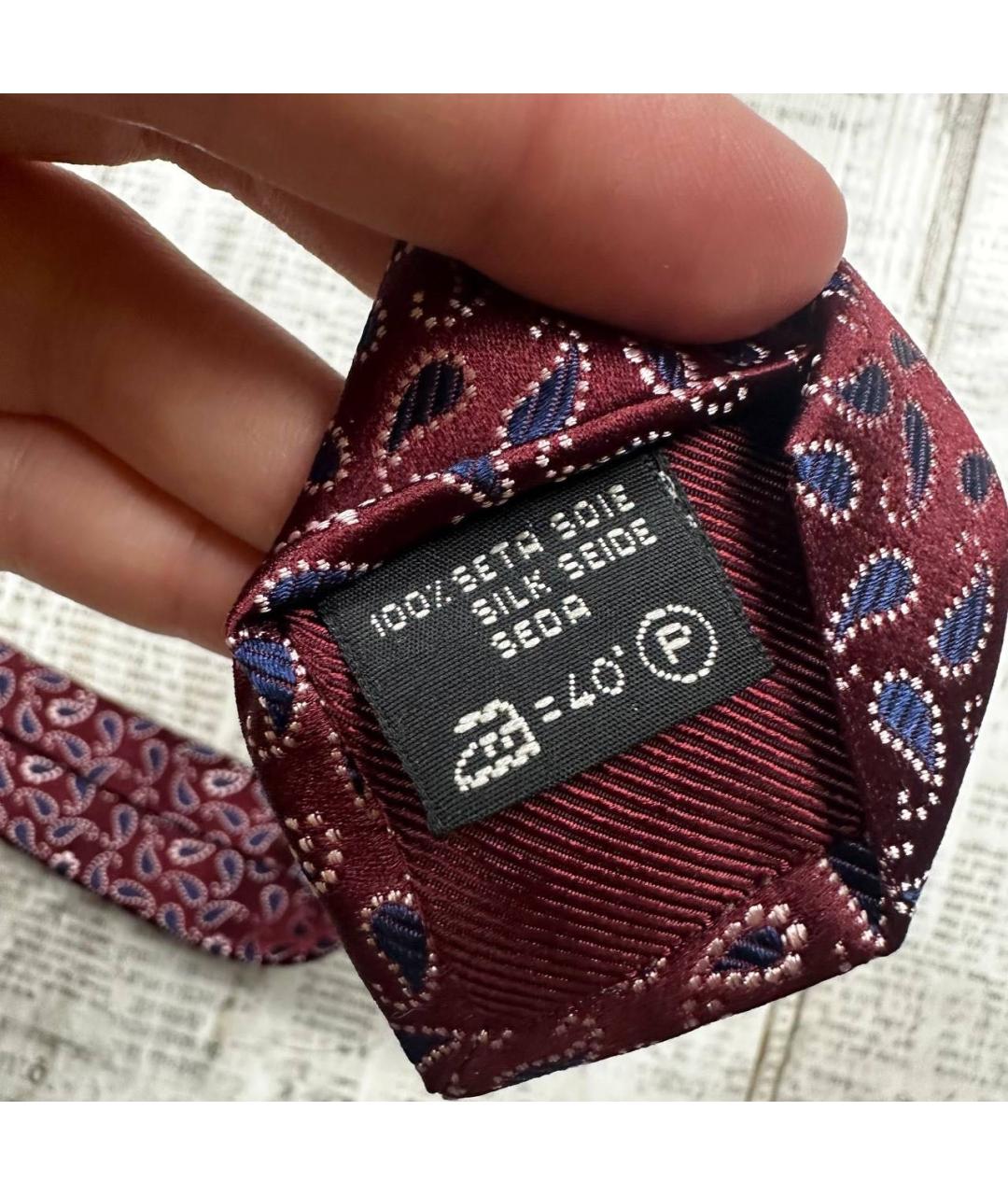 ERMENEGILDO ZEGNA XXX Мульти шелковый галстук, фото 6