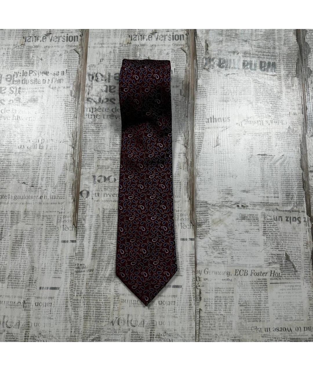 ERMENEGILDO ZEGNA XXX Мульти шелковый галстук, фото 7