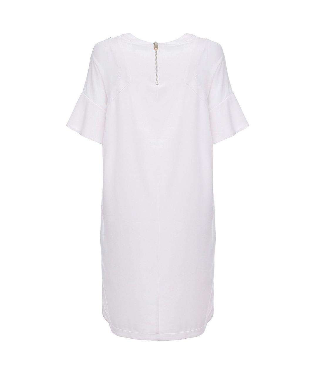 PINKO Белое полиэстеровое повседневное платье, фото 2