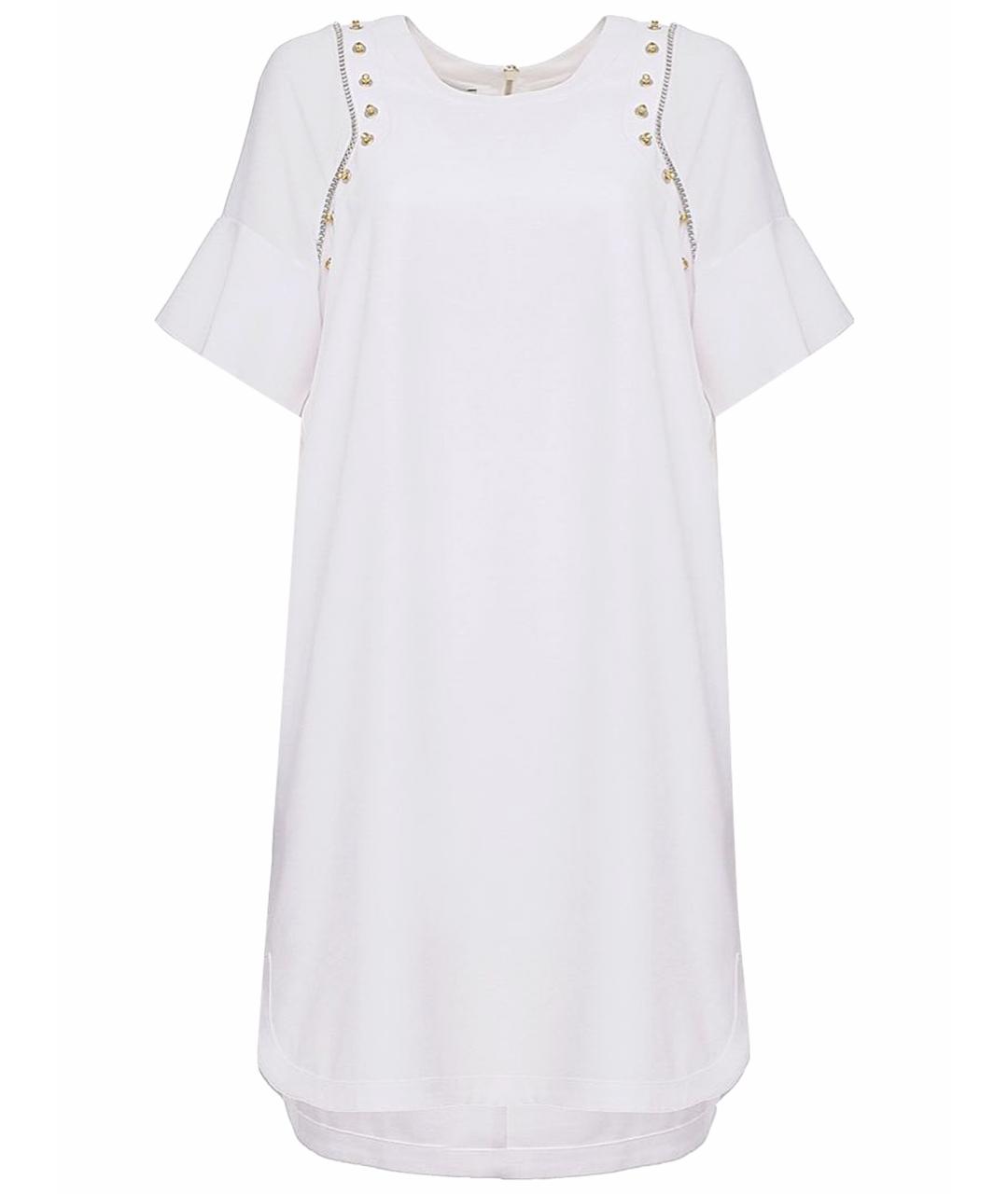 PINKO Белое полиэстеровое повседневное платье, фото 1