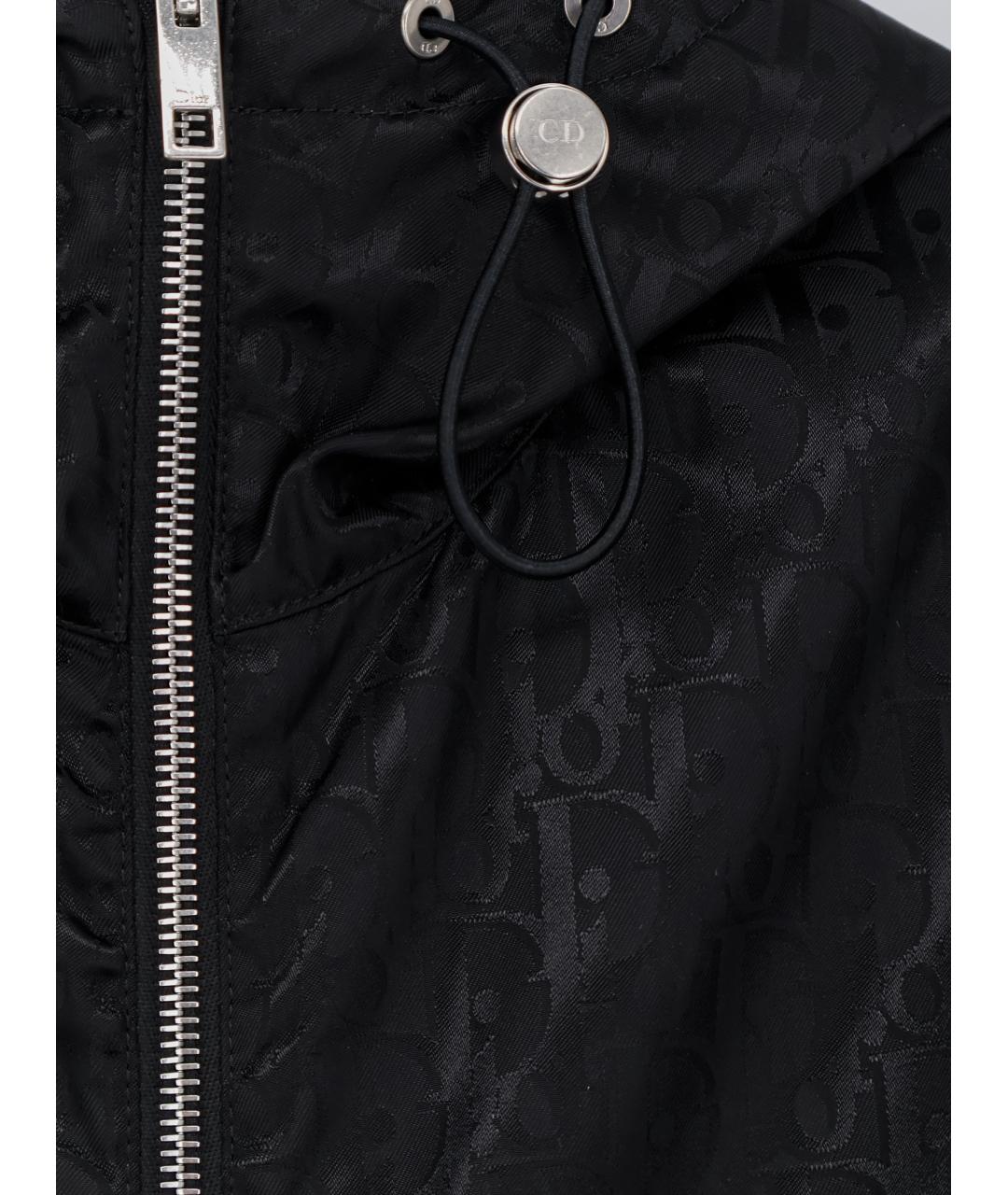 CHRISTIAN DIOR Черная полиамидовая куртка, фото 3
