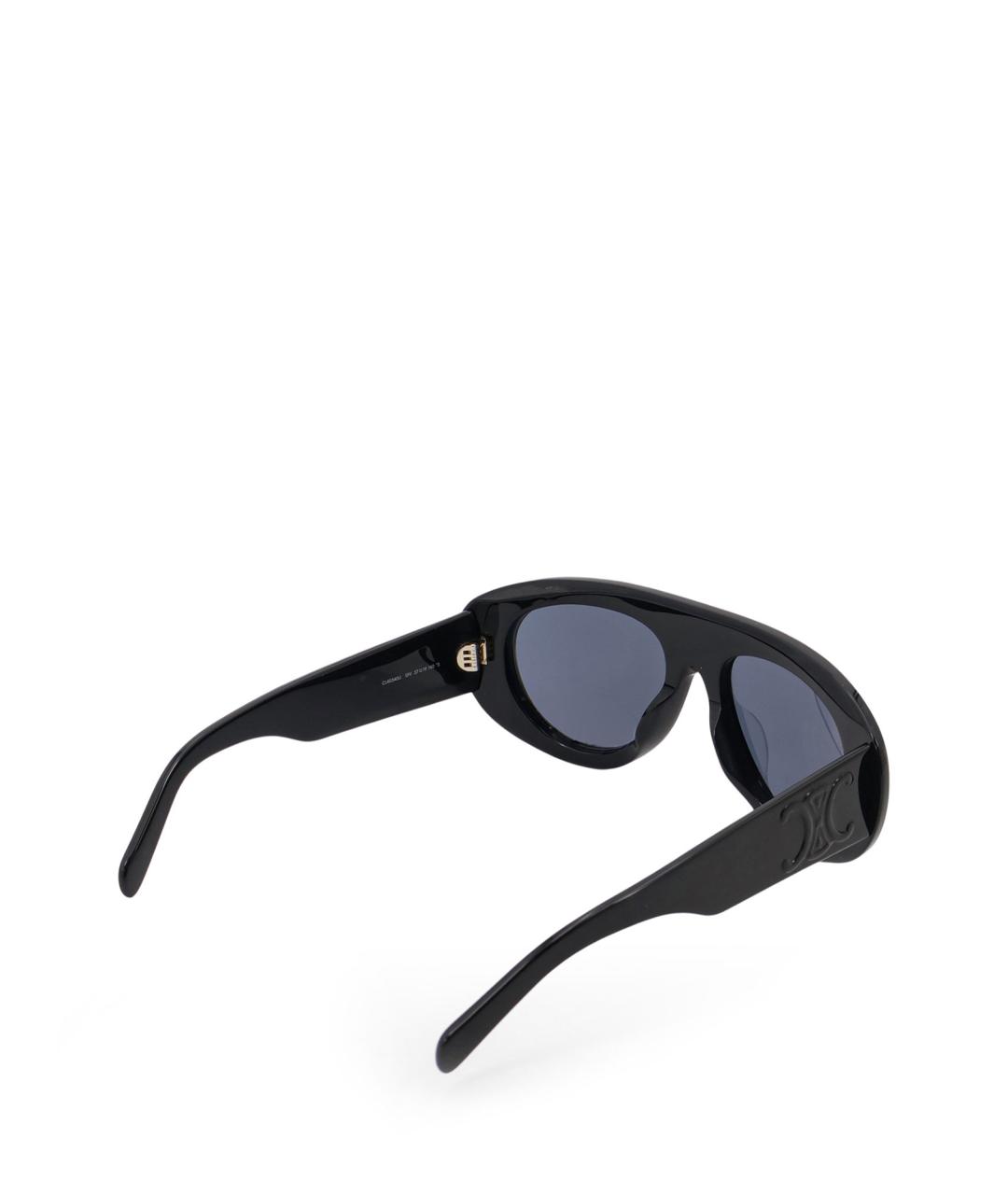 CELINE Черные пластиковые солнцезащитные очки, фото 3