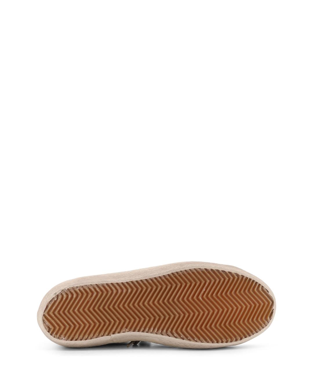 GOLDEN GOOSE DELUXE BRAND Бежевые кожаные низкие кроссовки / кеды, фото 4