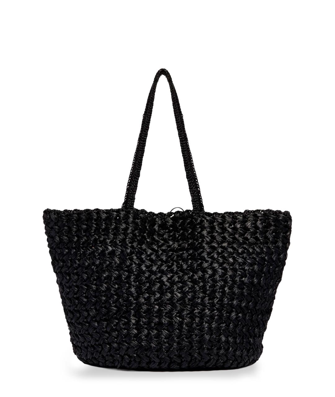 THE ROW Черная пелетеная сумка тоут, фото 1