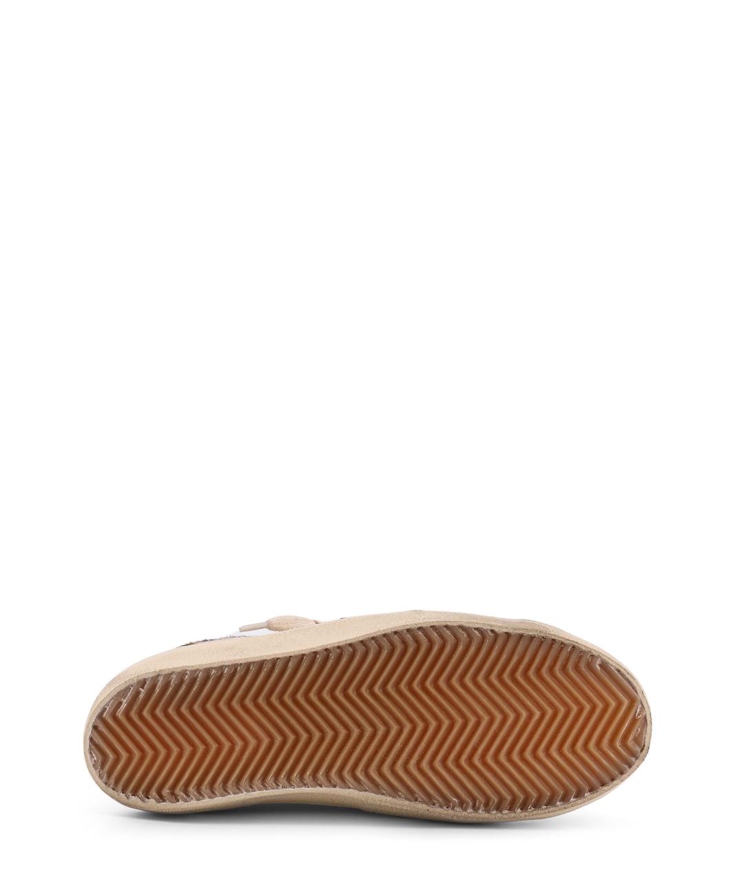 GOLDEN GOOSE DELUXE BRAND Бежевые кожаные кеды, фото 4