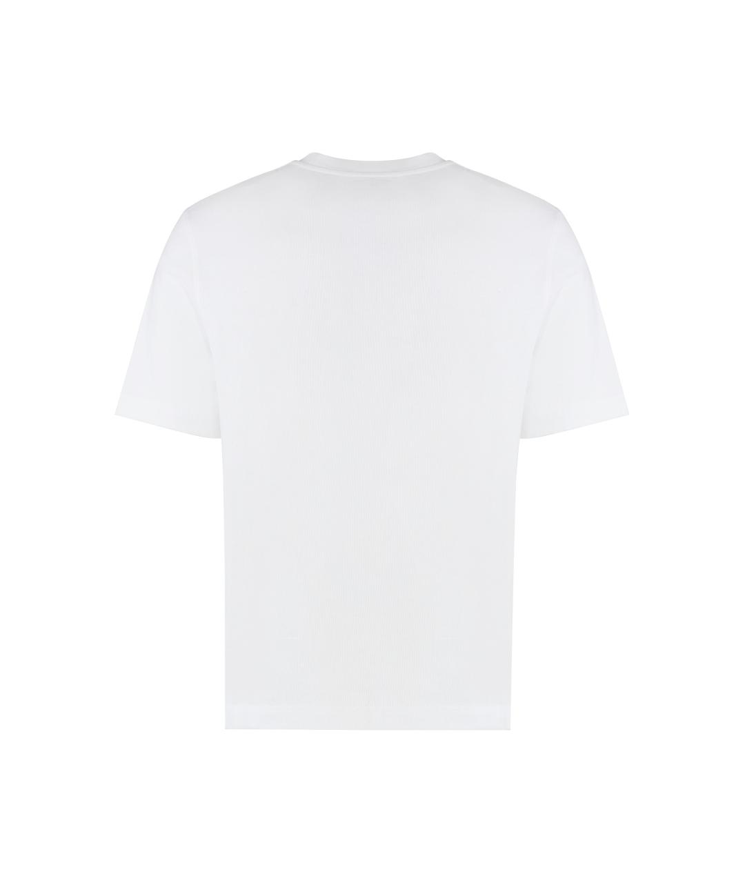 JACQUEMUS Белая хлопковая футболка, фото 2