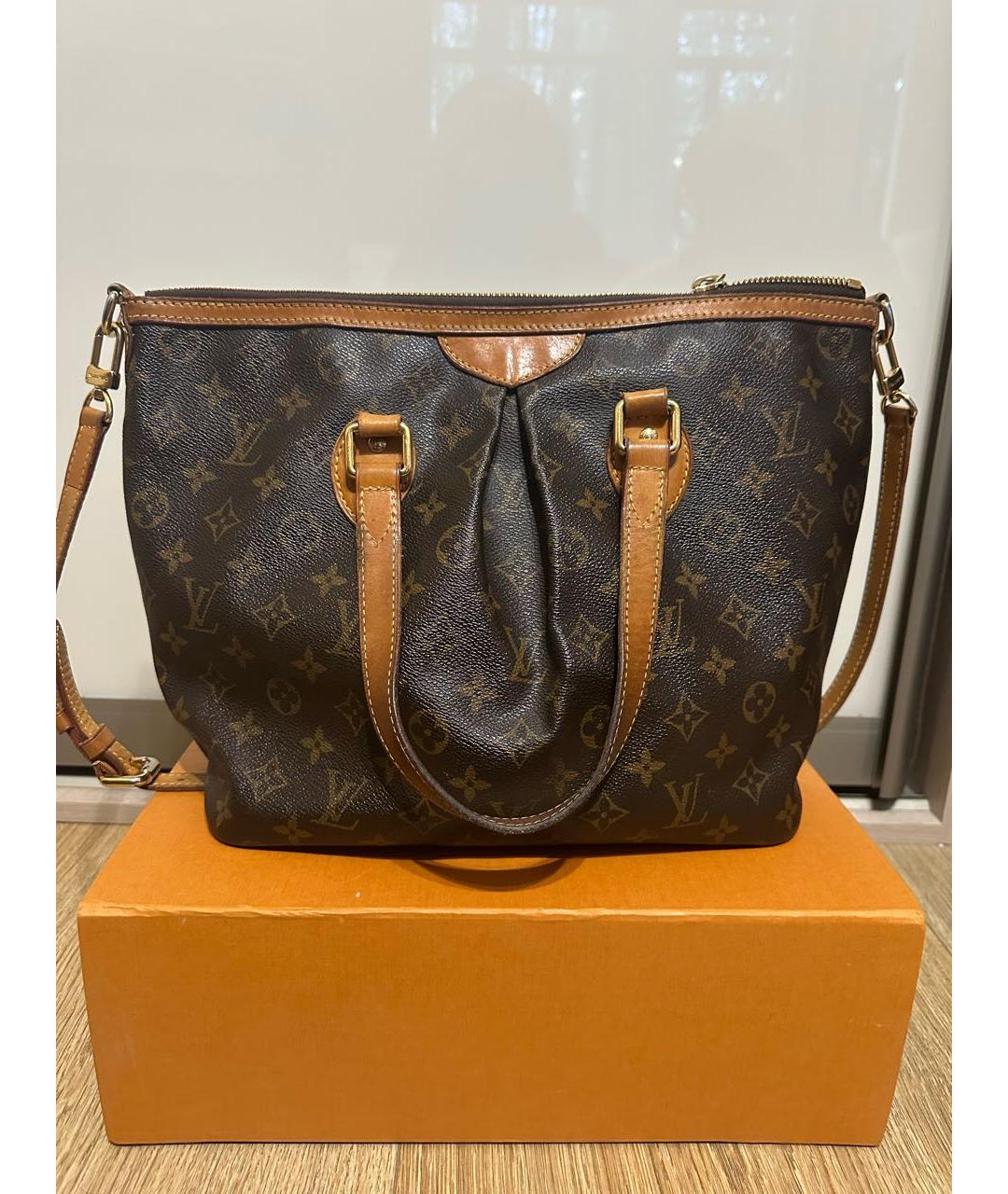 LOUIS VUITTON Коричневая сумка тоут, фото 2