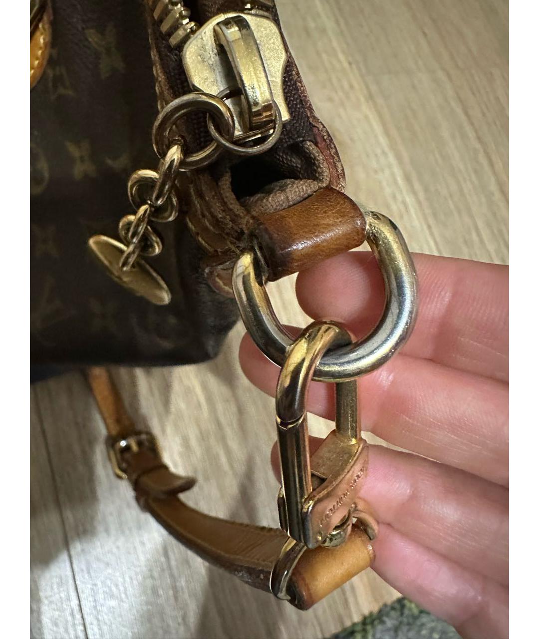 LOUIS VUITTON Коричневая сумка тоут, фото 6