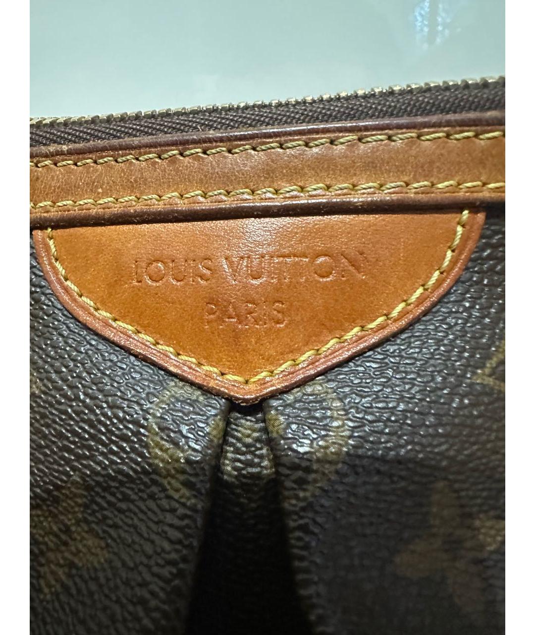 LOUIS VUITTON Коричневая сумка тоут, фото 8