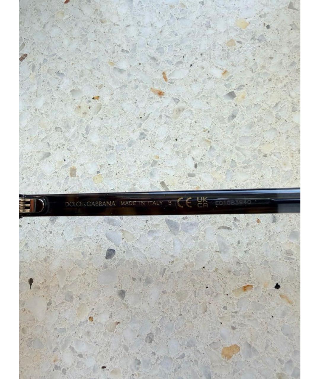 DOLCE&GABBANA Мульти пластиковые солнцезащитные очки, фото 6