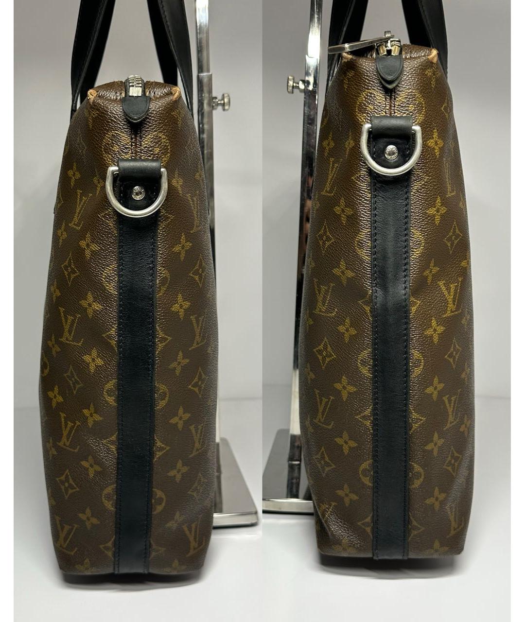 LOUIS VUITTON Коричневый портфель, фото 4