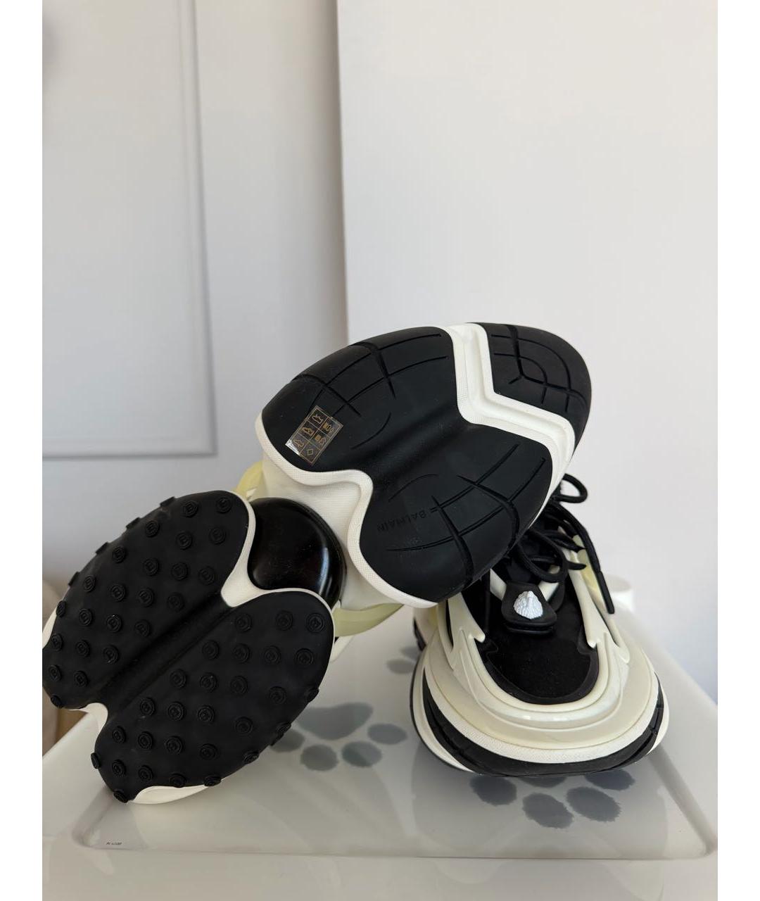 BALMAIN Черные кроссовки, фото 5