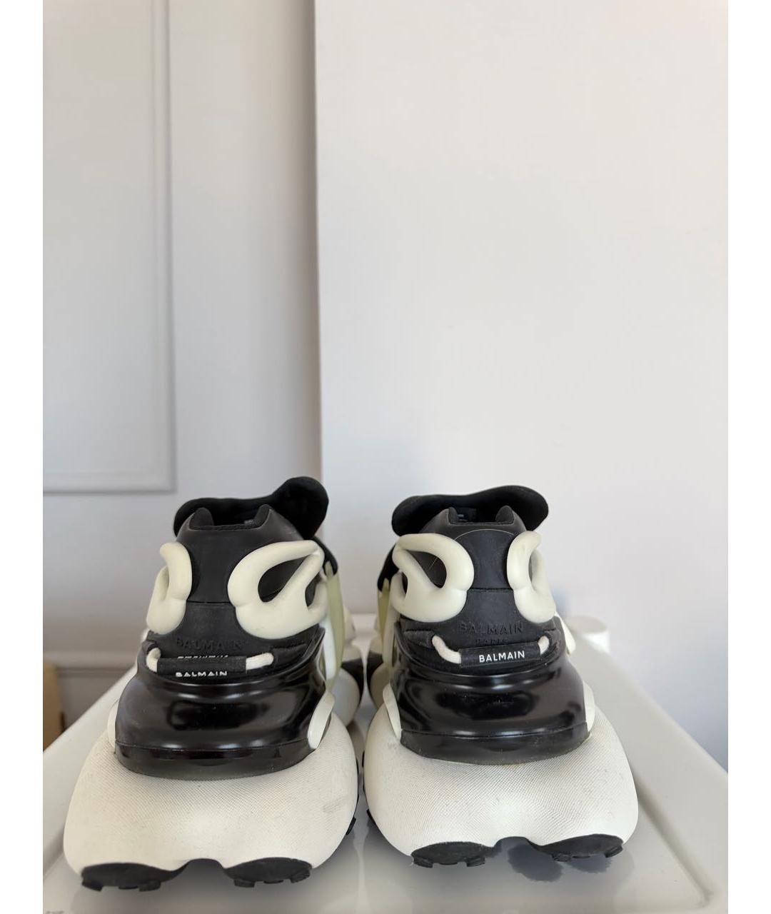 BALMAIN Черные кроссовки, фото 4