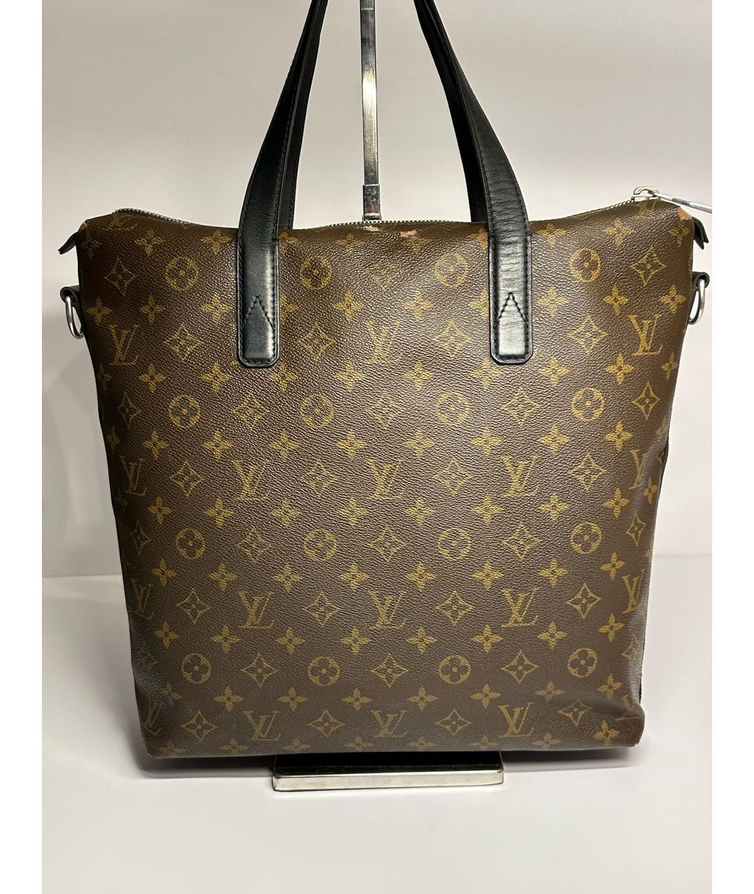 LOUIS VUITTON Коричневая сумка тоут, фото 3