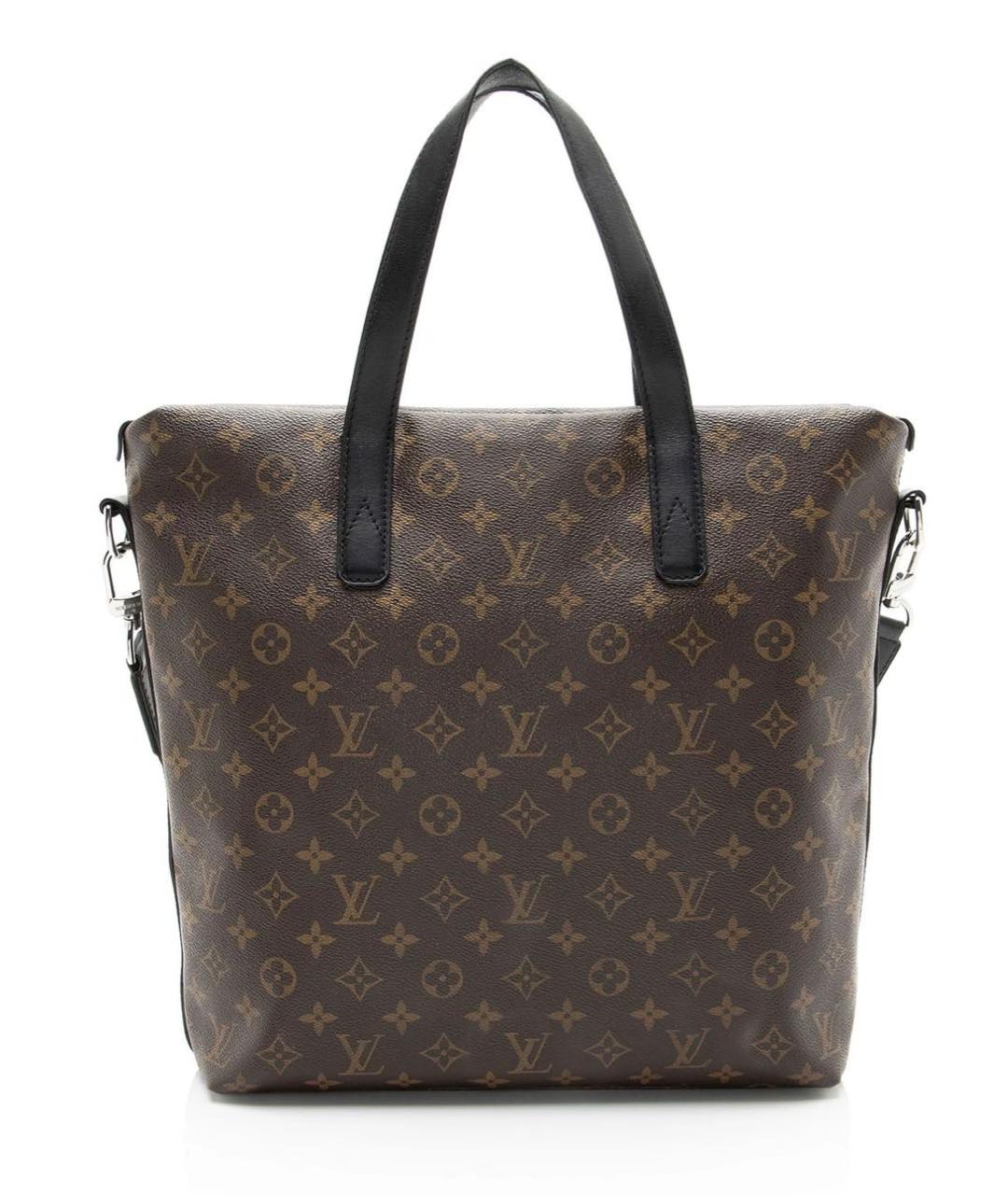 LOUIS VUITTON Коричневая сумка тоут, фото 9