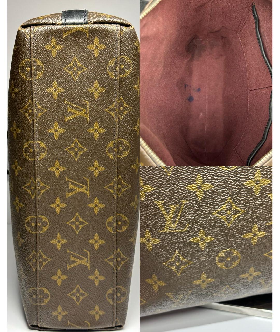 LOUIS VUITTON Коричневая сумка тоут, фото 5