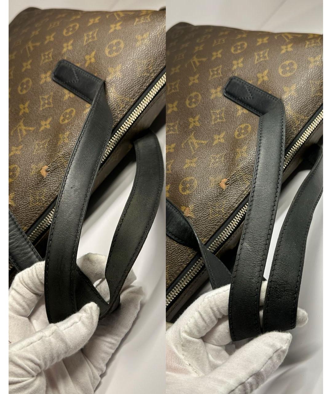 LOUIS VUITTON Коричневая сумка тоут, фото 7