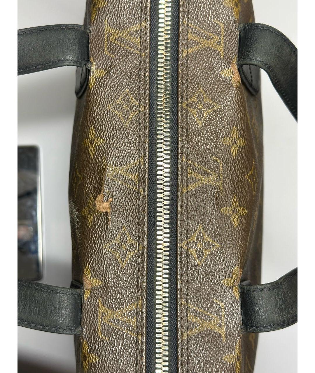 LOUIS VUITTON Коричневая сумка тоут, фото 8