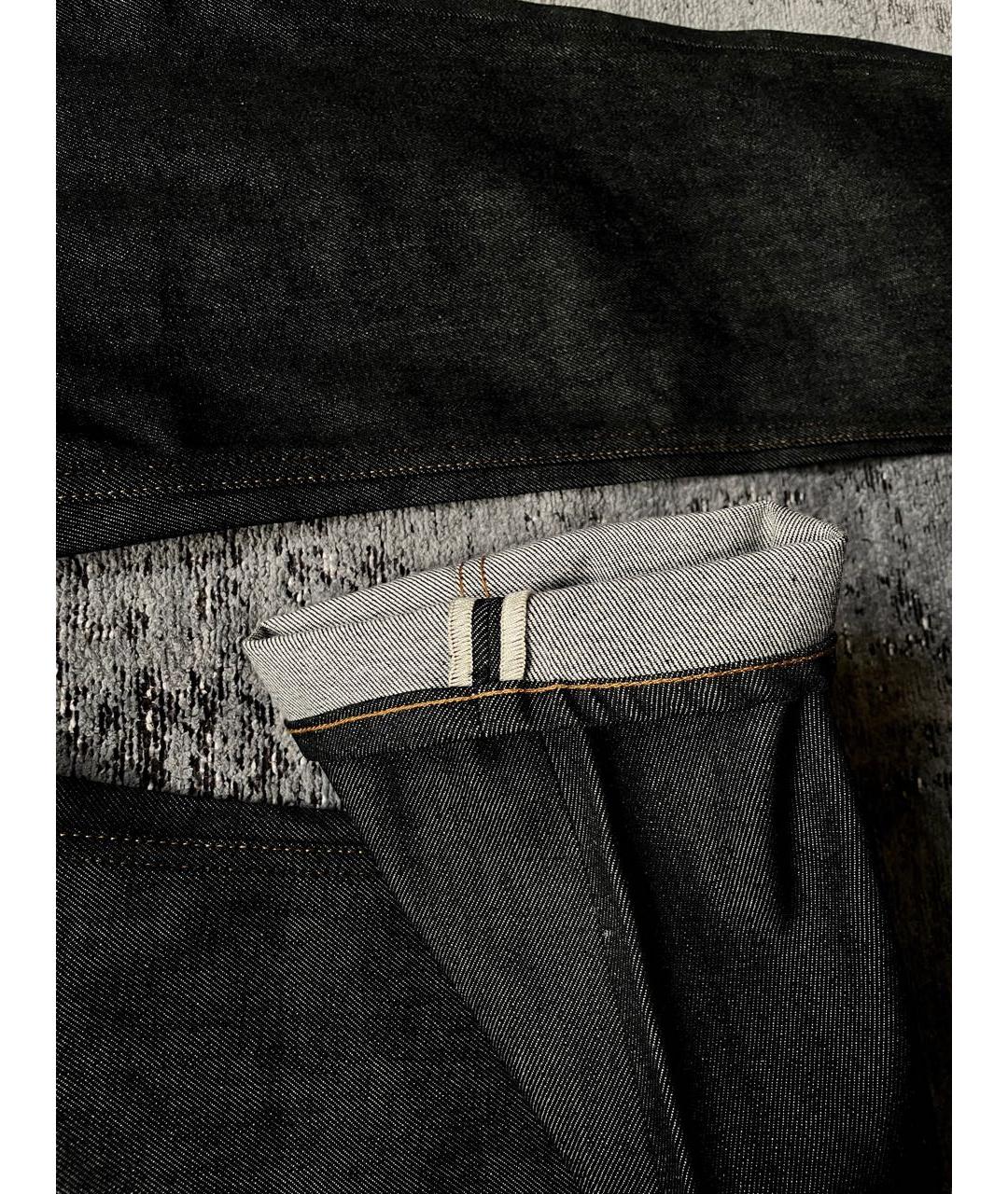 ACNE STUDIOS Серые хлопковые прямые джинсы, фото 6