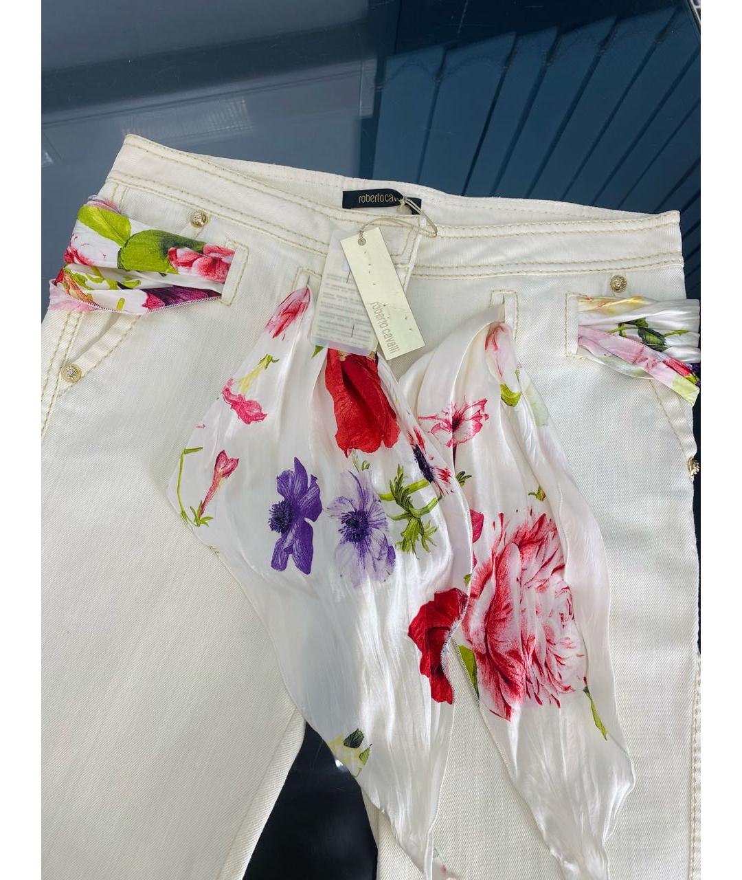 ROBERTO CAVALLI Хлопковые прямые брюки, фото 3