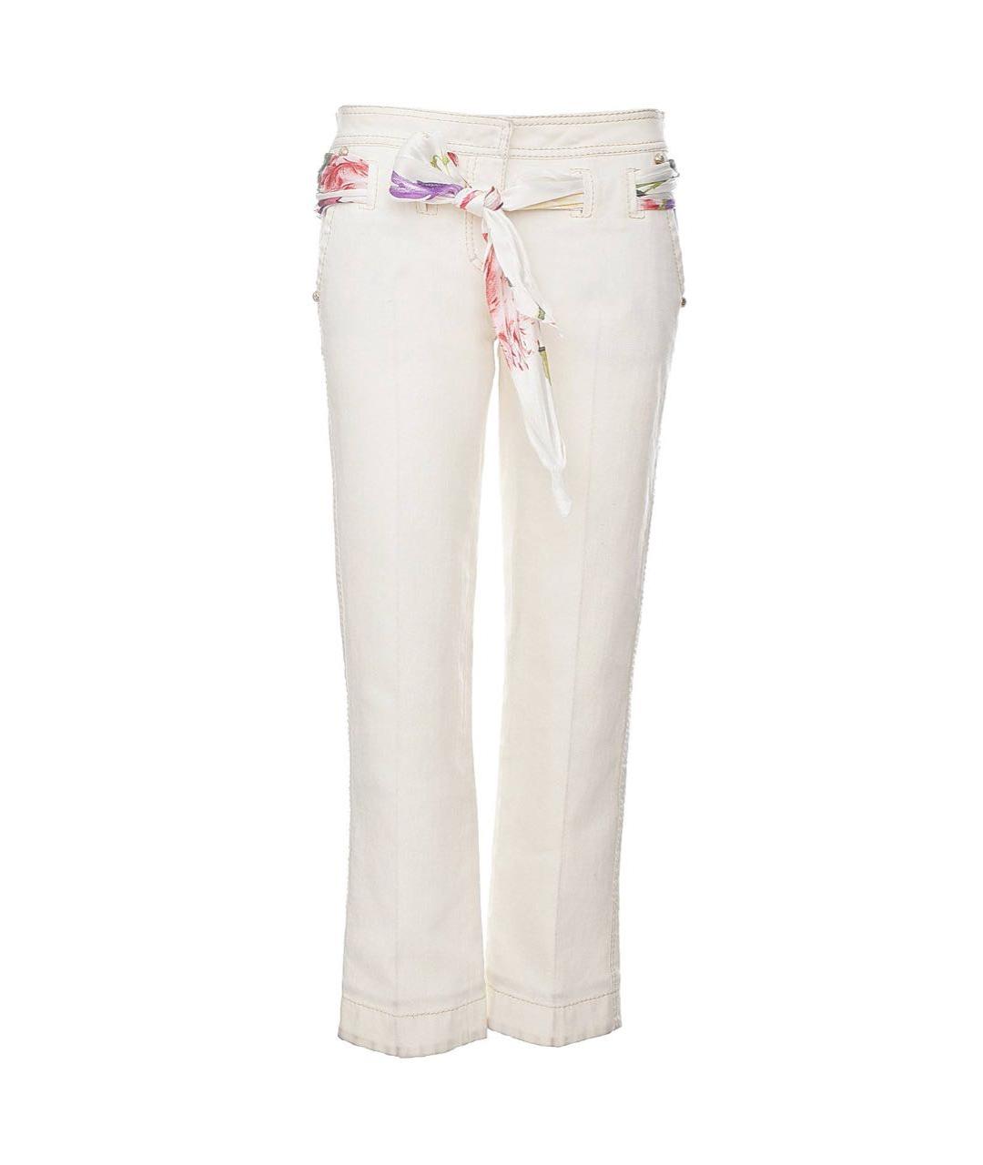 ROBERTO CAVALLI Хлопковые прямые брюки, фото 9