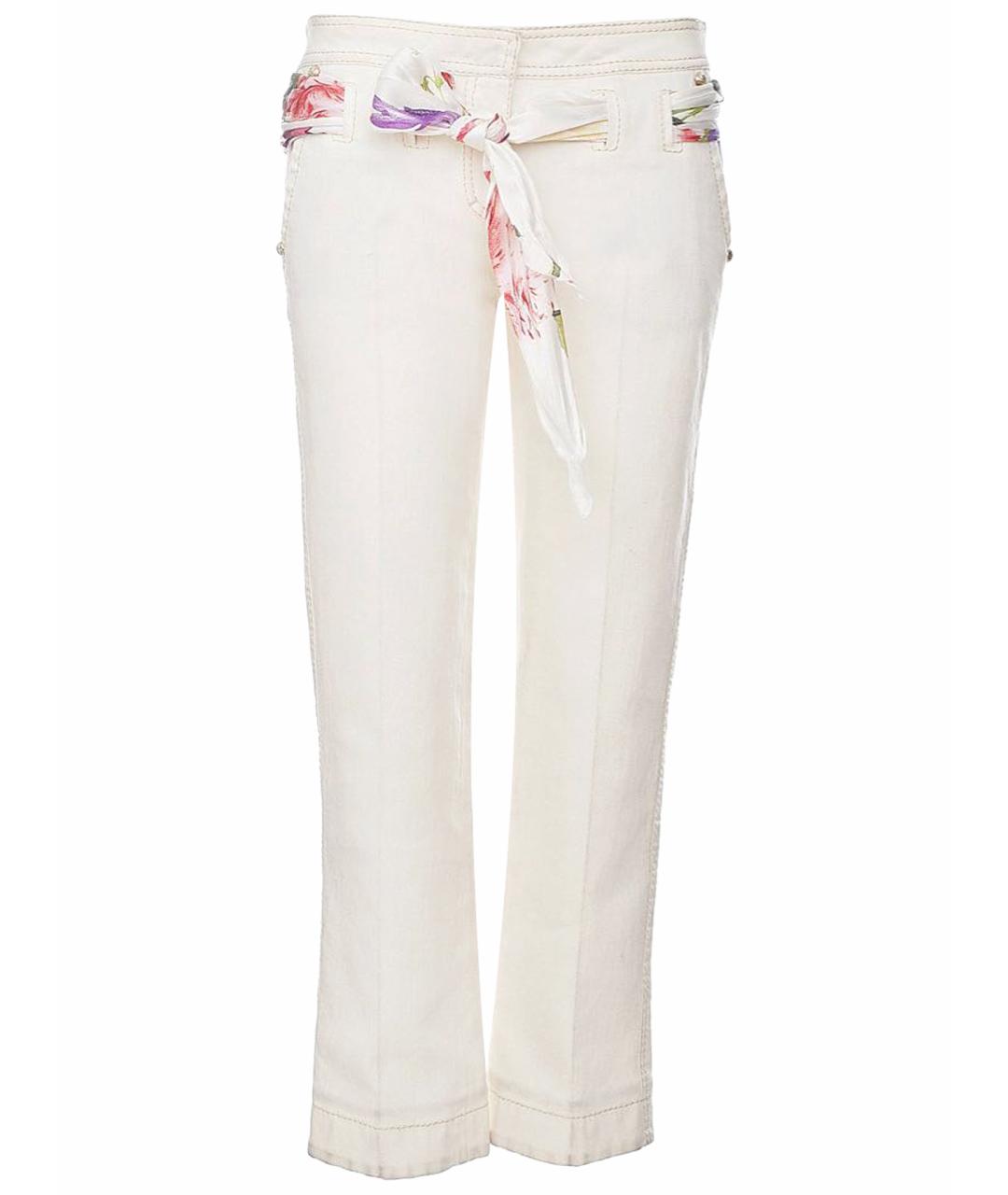 ROBERTO CAVALLI Хлопковые прямые брюки, фото 1