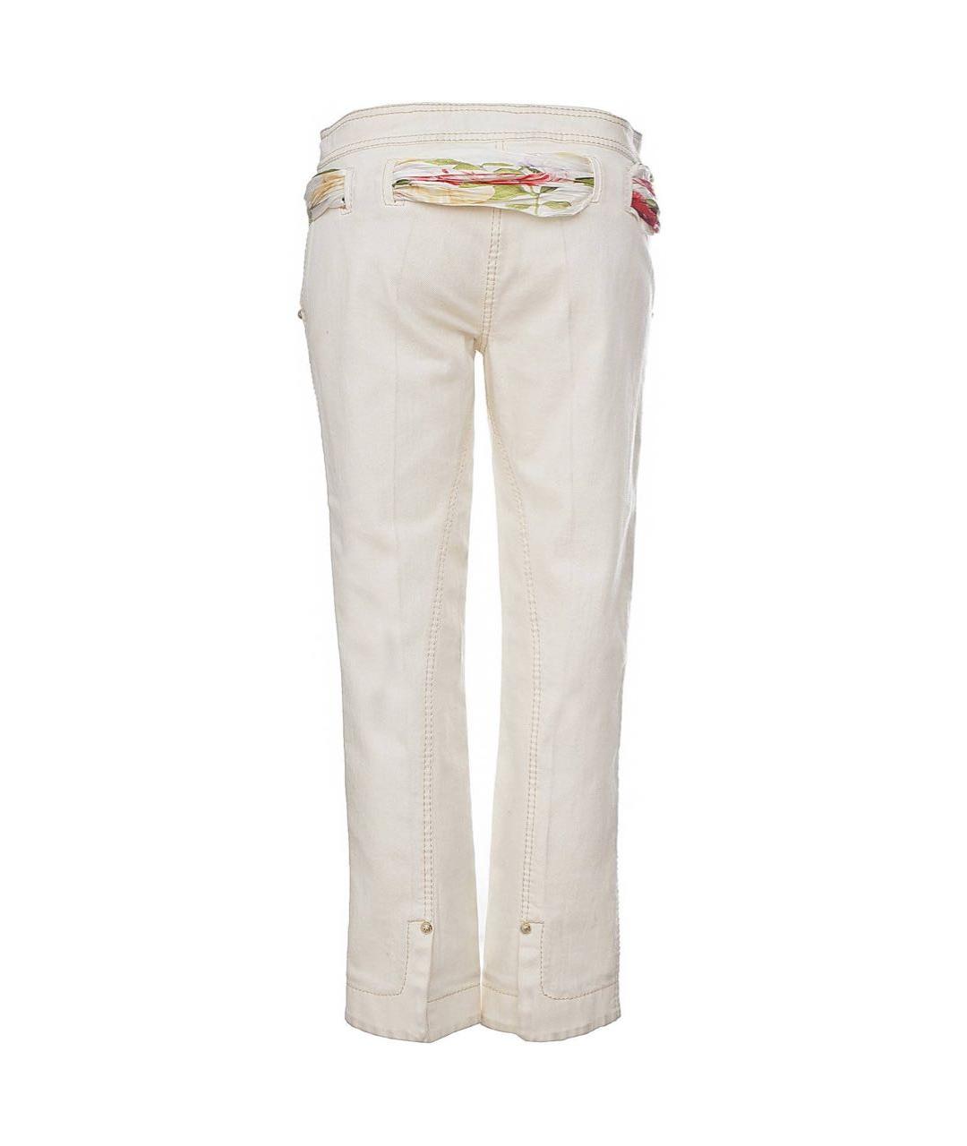 ROBERTO CAVALLI Хлопковые прямые брюки, фото 2