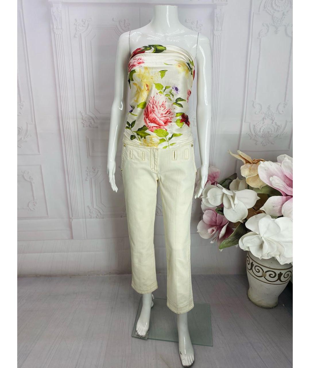 ROBERTO CAVALLI Хлопковые прямые брюки, фото 6