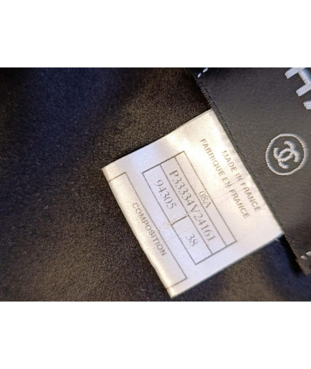 CHANEL Черное шерстяное пальто, фото 4