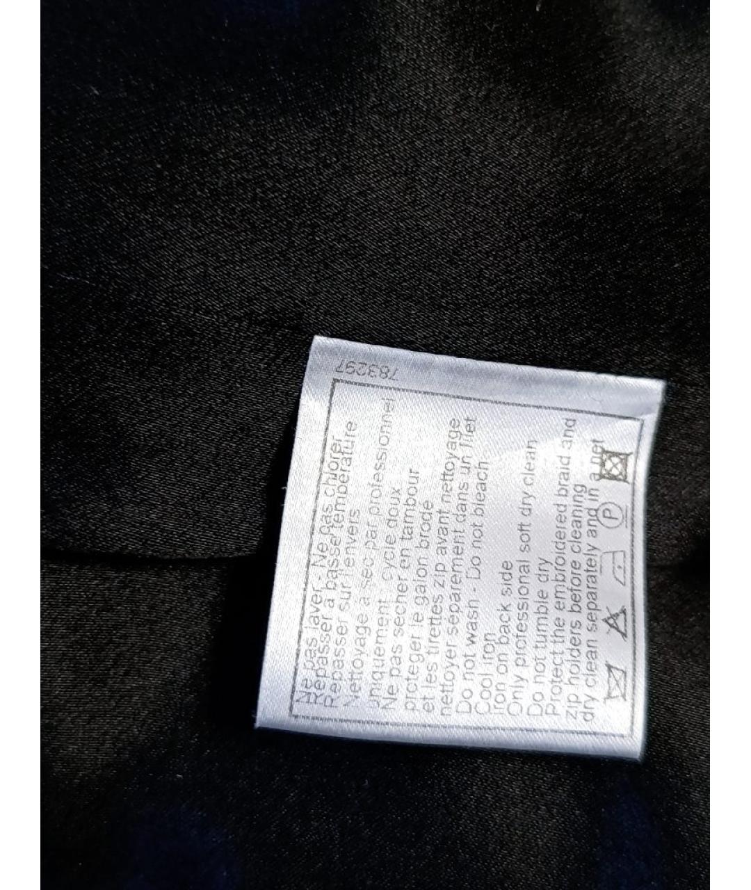 CHANEL Черное шерстяное пальто, фото 7
