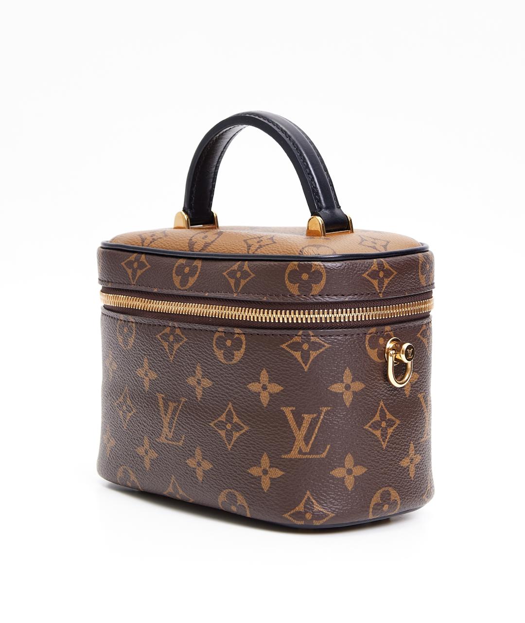LOUIS VUITTON Коричневая кожаная сумка через плечо, фото 2