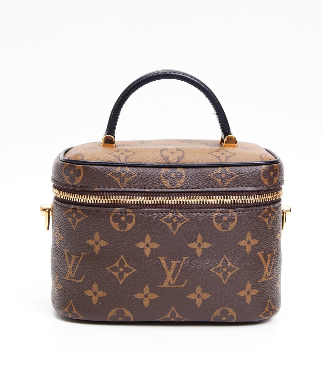 LOUIS VUITTON Коричневая кожаная сумка через плечо, фото 1