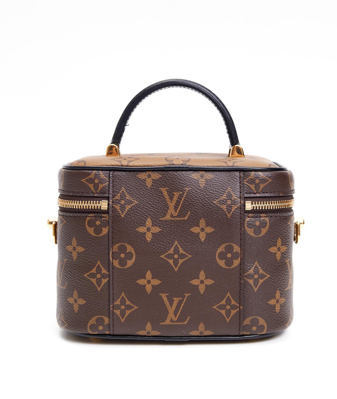 LOUIS VUITTON Коричневая кожаная сумка через плечо, фото 3