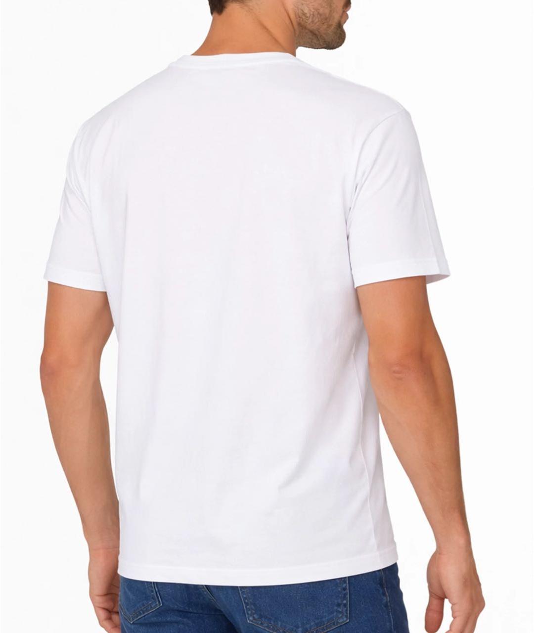 STEFANO RICCI Белая хлопковая футболка, фото 2