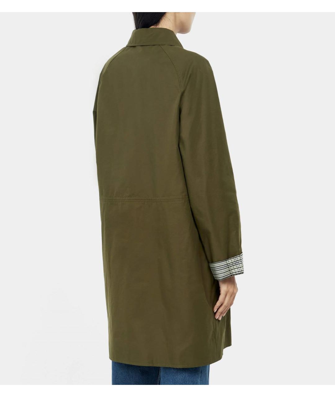 A.P.C. Зеленый тренч/плащ, фото 8