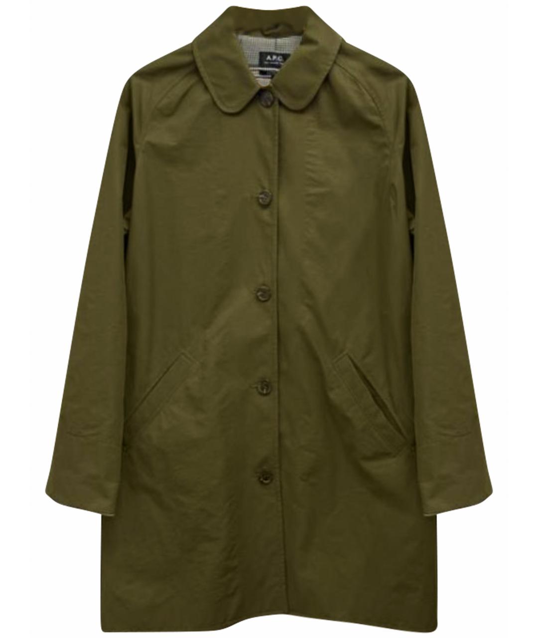 A.P.C. Зеленый тренч/плащ, фото 1